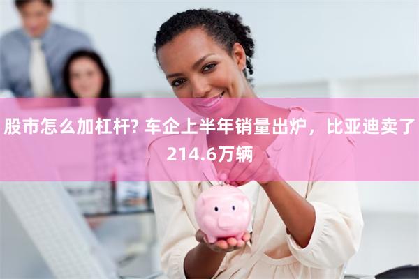 股市怎么加杠杆? 车企上半年销量出炉，比亚迪卖了214.6万辆
